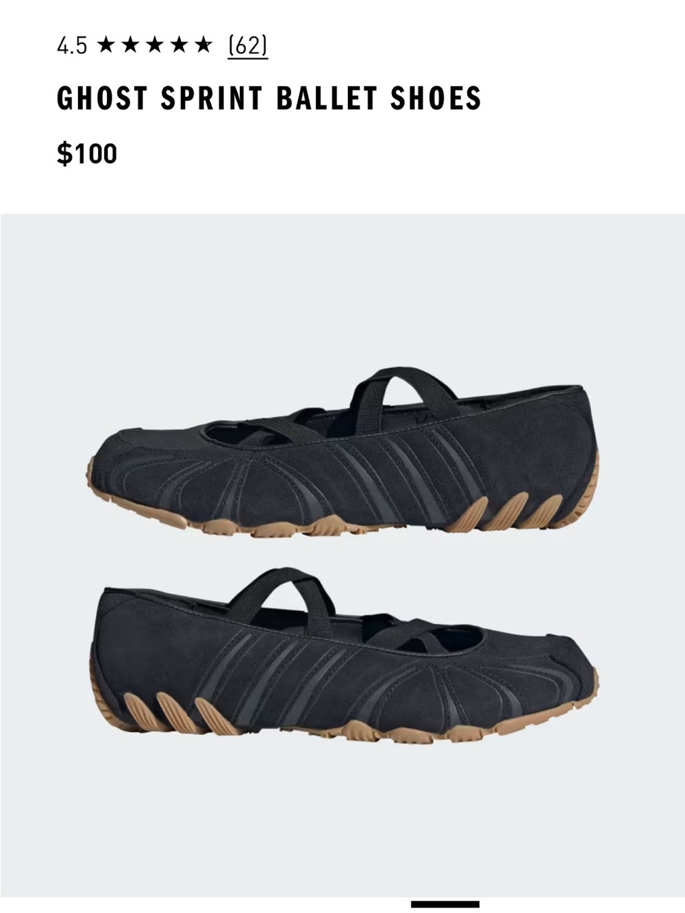 adidas Ghost Sprint Ballet Shoes - BRAND NEW NO TAGS - Picture 5 of 10